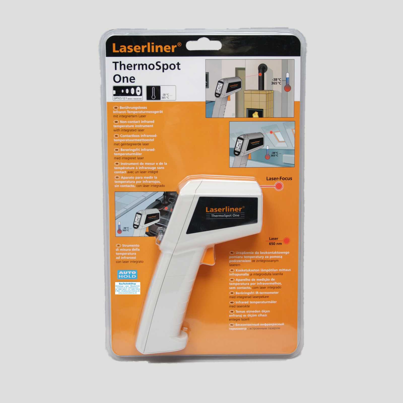 Laserliner Infrarot-Thermometer ThermoSpot One 082.038A