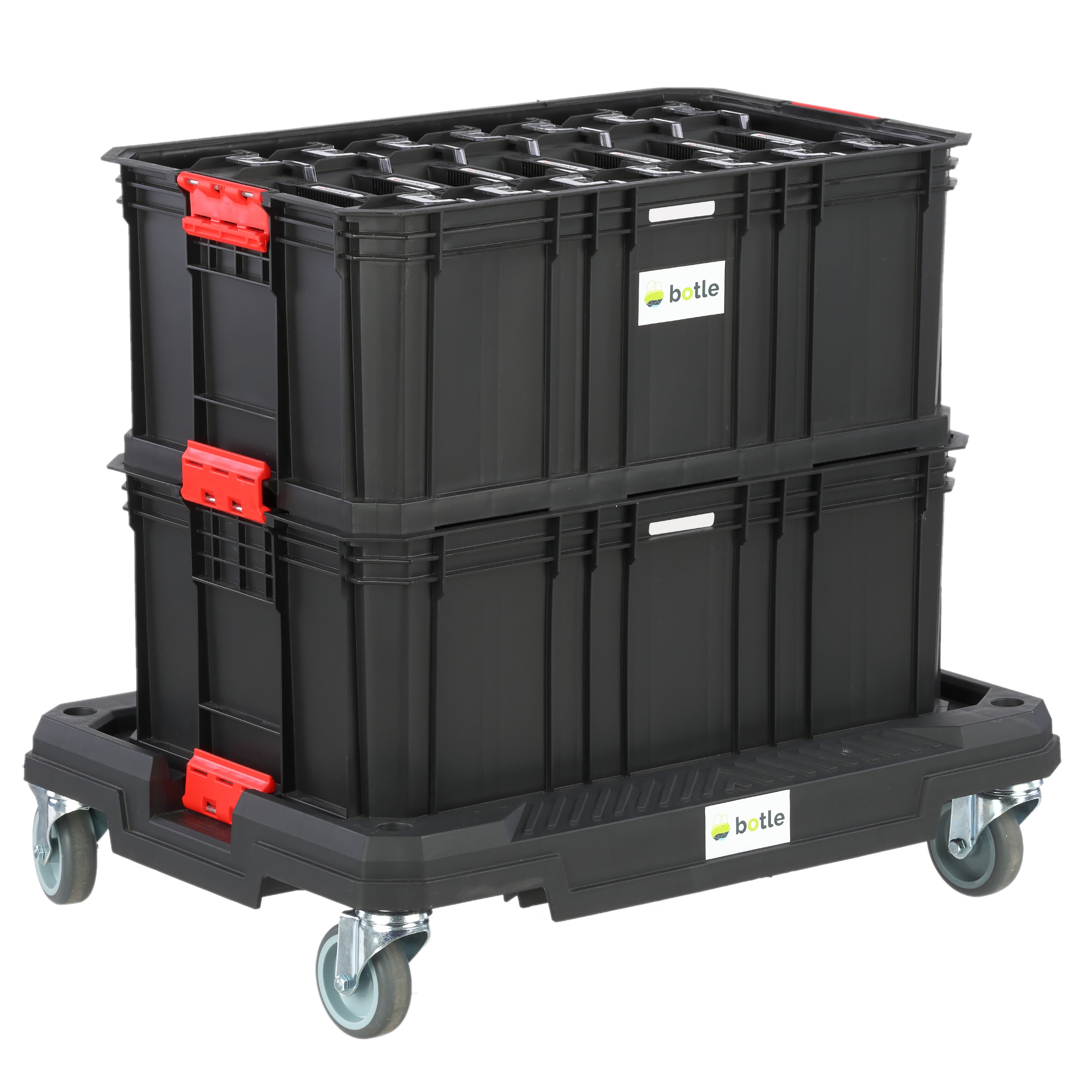 botle Plattform auf Rädern Organizer Werkstattbox Werkzeugkasten Transport Werkstatt Modular Basic Serie