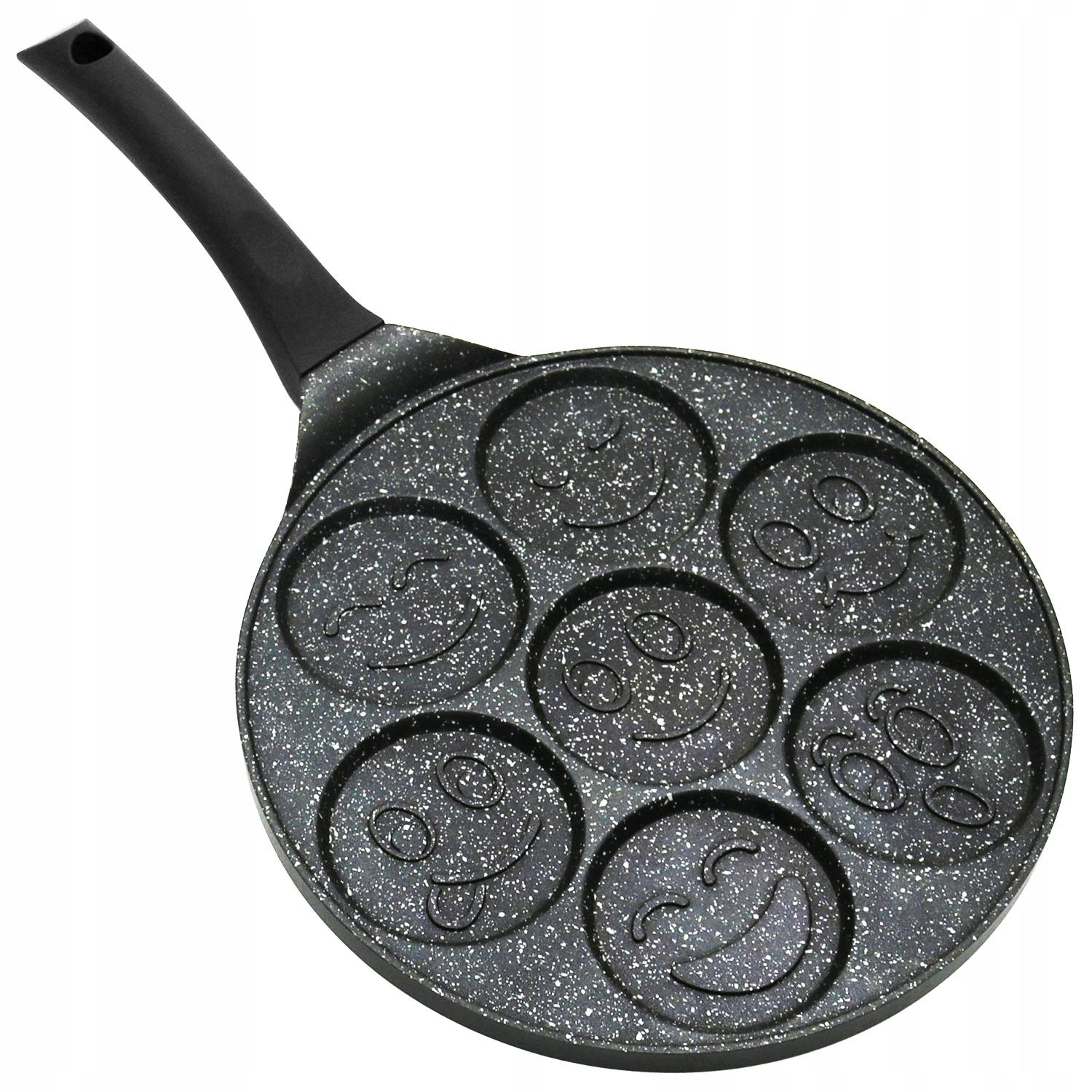 Zilner Pfanne für 7 Eier und Pancakes, Antihaft