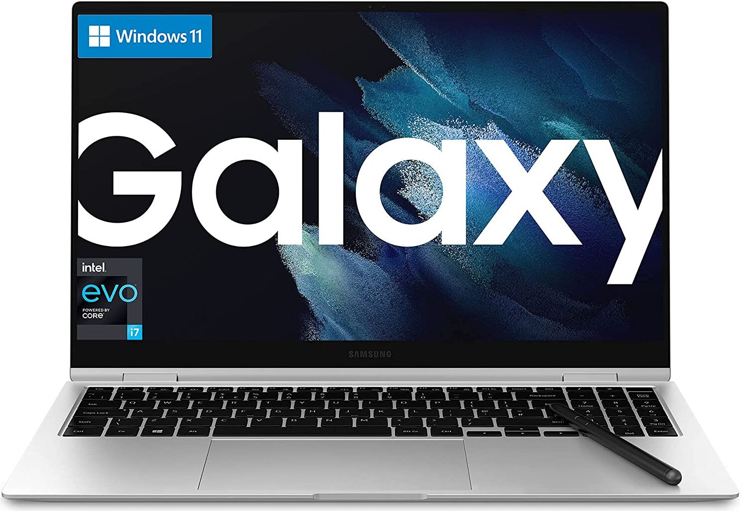 Samsung Galaxy Book Pro 360 15,6 Zoll, i7, 512 GB,16 GB, SSD,Win11 Mystic Silver Notebook