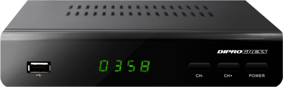 Dekodér digitálneho terestriálneho prijímača DVB-T2 H265/HEVC 10bit