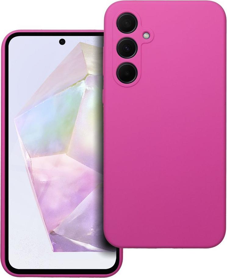 SILIKÓNOVÝ 2mm kryt na mobilný telefón vhodný pre SAMSUNG A35 5G ružový