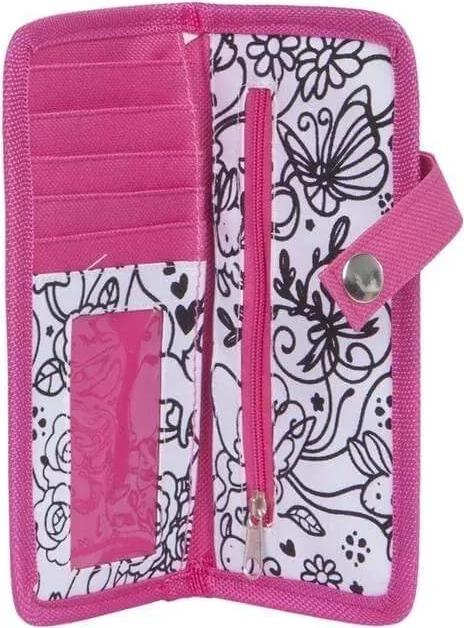 Great Pretenders Colour-Me Brieftasche - Kindergeldbörse zum Ausmalen 82780