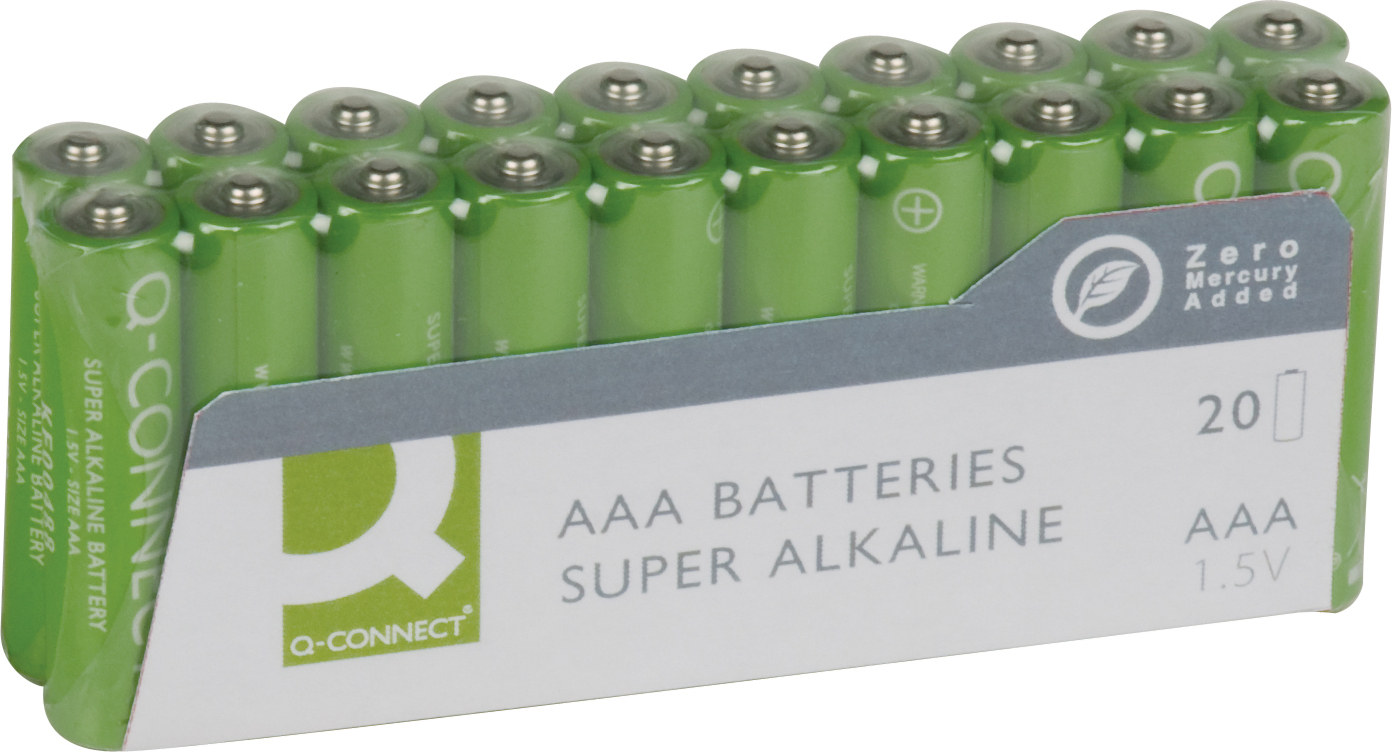 Batéria Q-CONNECT AAA mikrotuková 20 ks KF10849