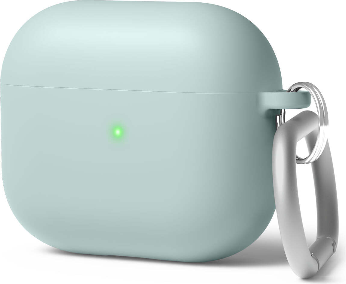 Elago Liquid Hybrid Case mit Schlsselanhnger fr AirPods 3 Mint EAP3RH-HANG-MT