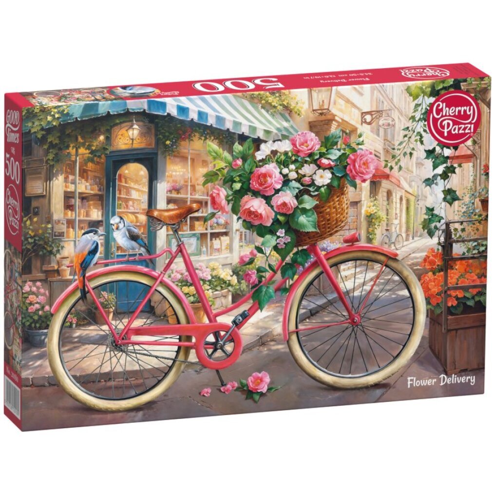 Platon CHERRY PAZZI Blumenlieferung Puzzle 500 Teile