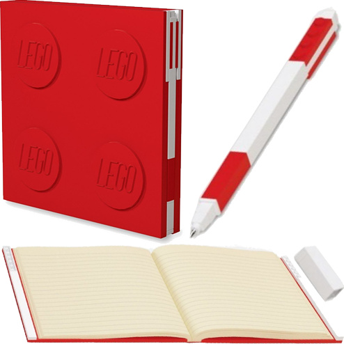 LEGO® 53564 Notizblock mit Stift rot