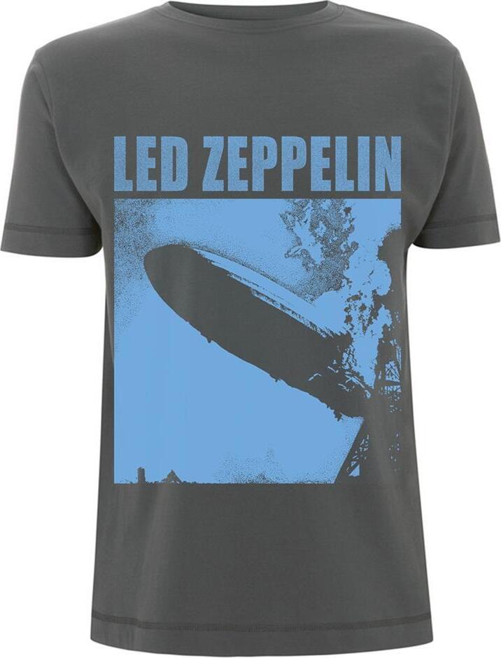 Bravado - Maglietta Ufficiale Led Zeppelin USA 1977 - 100% Cotone, Colore Nero - 4