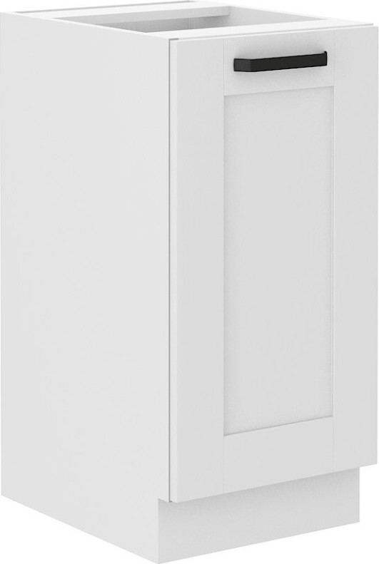 VENETI Eintüriger Unterschrank LAILI – Breite 40 cm, Weiß 041-08-00221