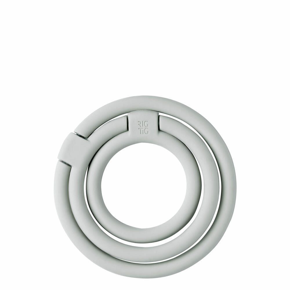 Podložka pod hrnce Rig-Tig Coaster Circles Light Grey, silikónová, nylonová, sivá, 13 cm, Z00058-1