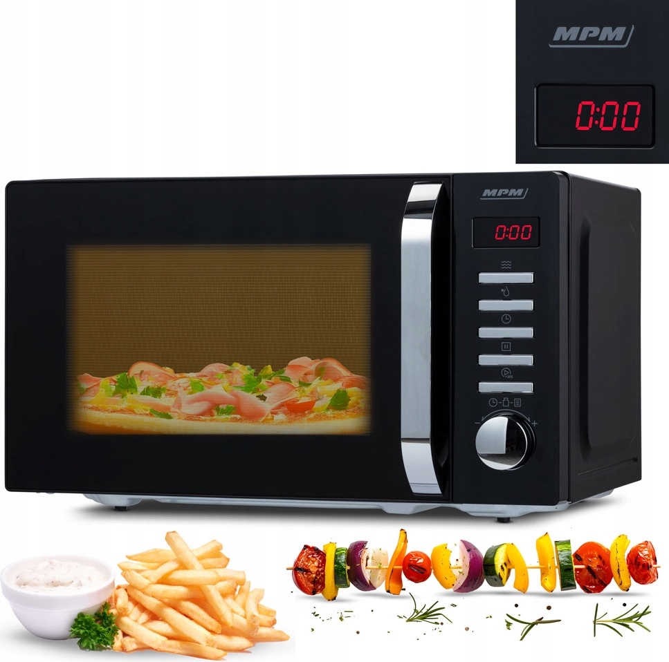 Mikrowelle 20l schwarz MPM-20-KMT-05