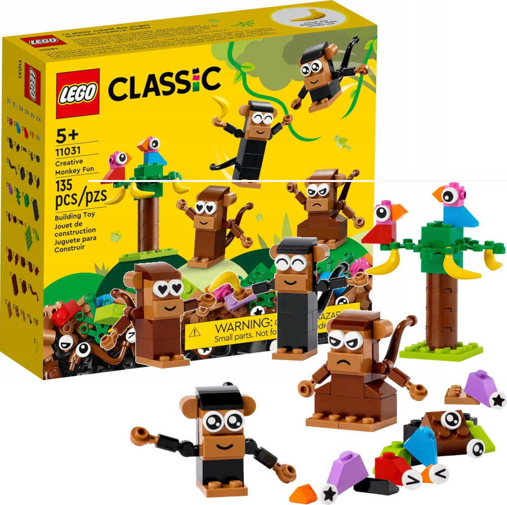 LEGO® Classic 11031 Kreatívna zábava s opicami
