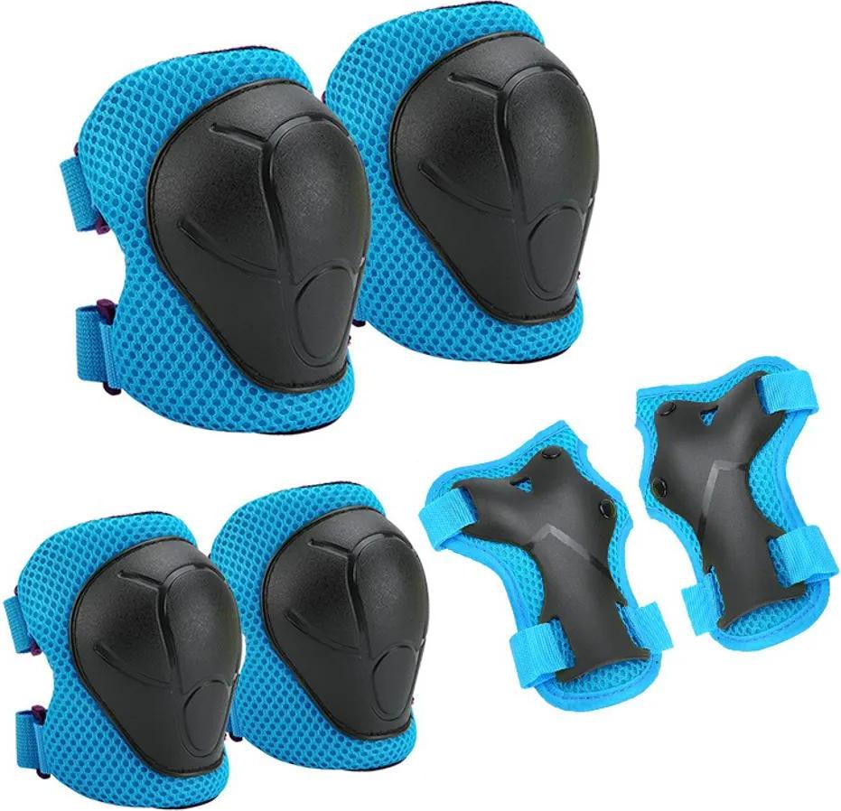 COOLGO Set De Protection Enfant – Genouillères, Coudières Et Protège-Poignets Pour Roller, Skateboard, Vélo – Taille S (3-8 Ans) – Confort Et Sécurité