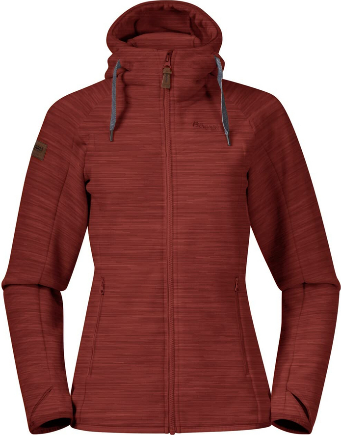 Bergans Hareid Fleece W Jacket Chianti Red Chianti Red XL 3028