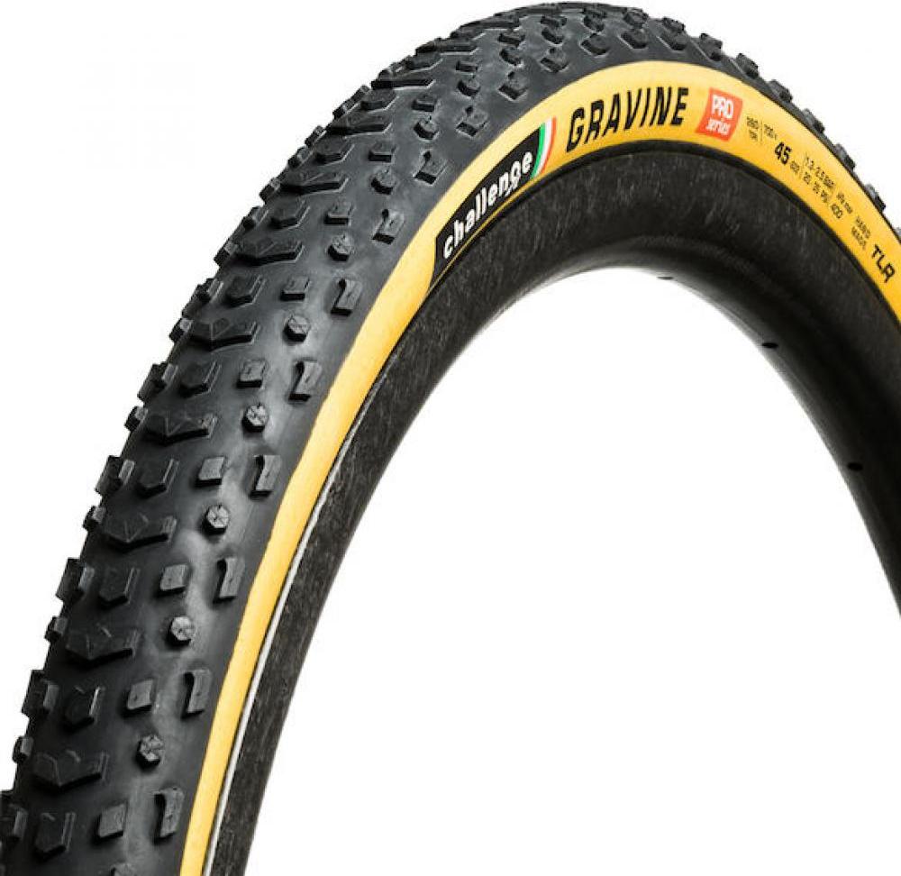 Challenge Gravel-Reifen Gravine Pro Handmade TLR 45-622 Schwarz/braun - maxim... 00587
