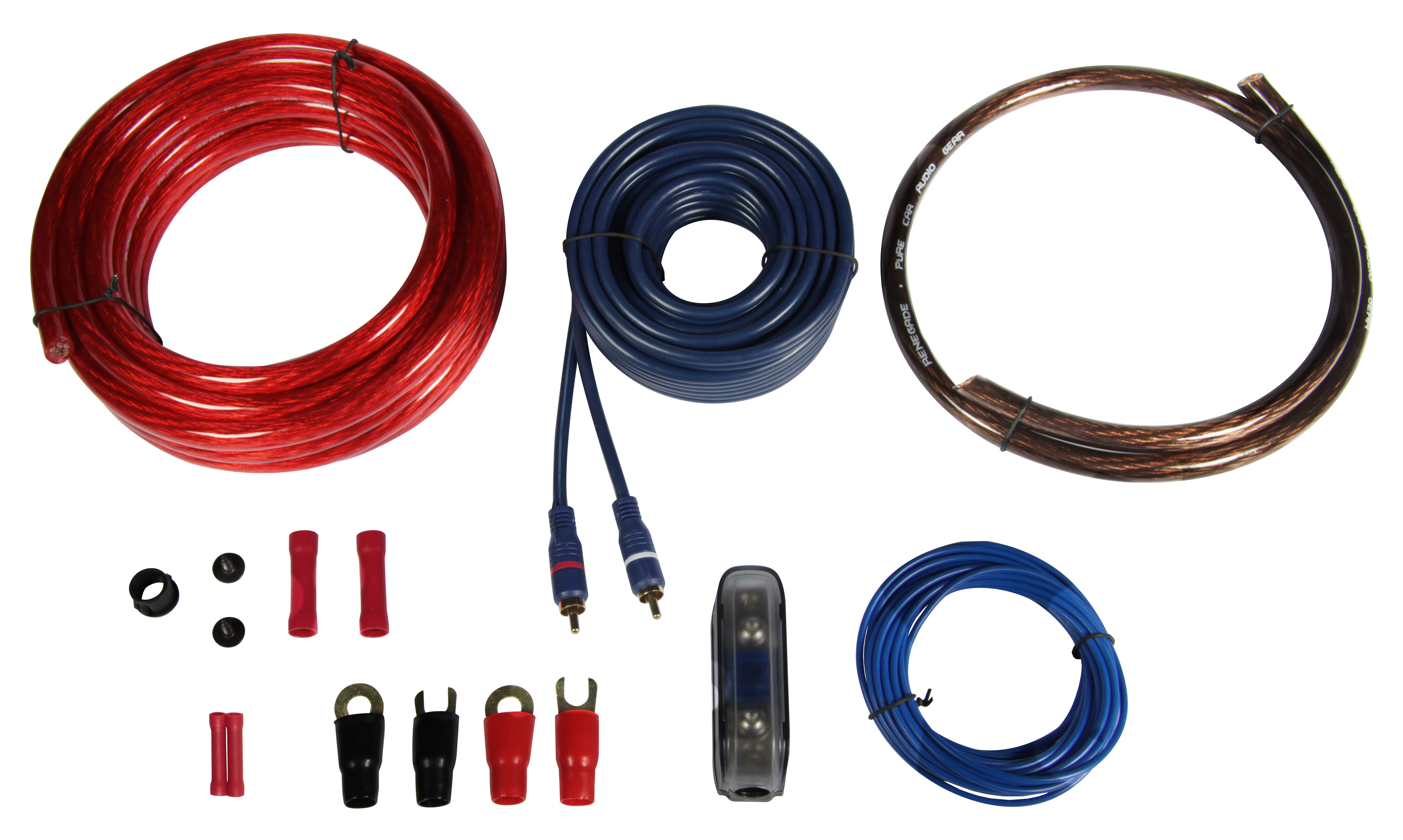 ACV Kabelset 20mm² Kabel SET für Verstärker Einbau