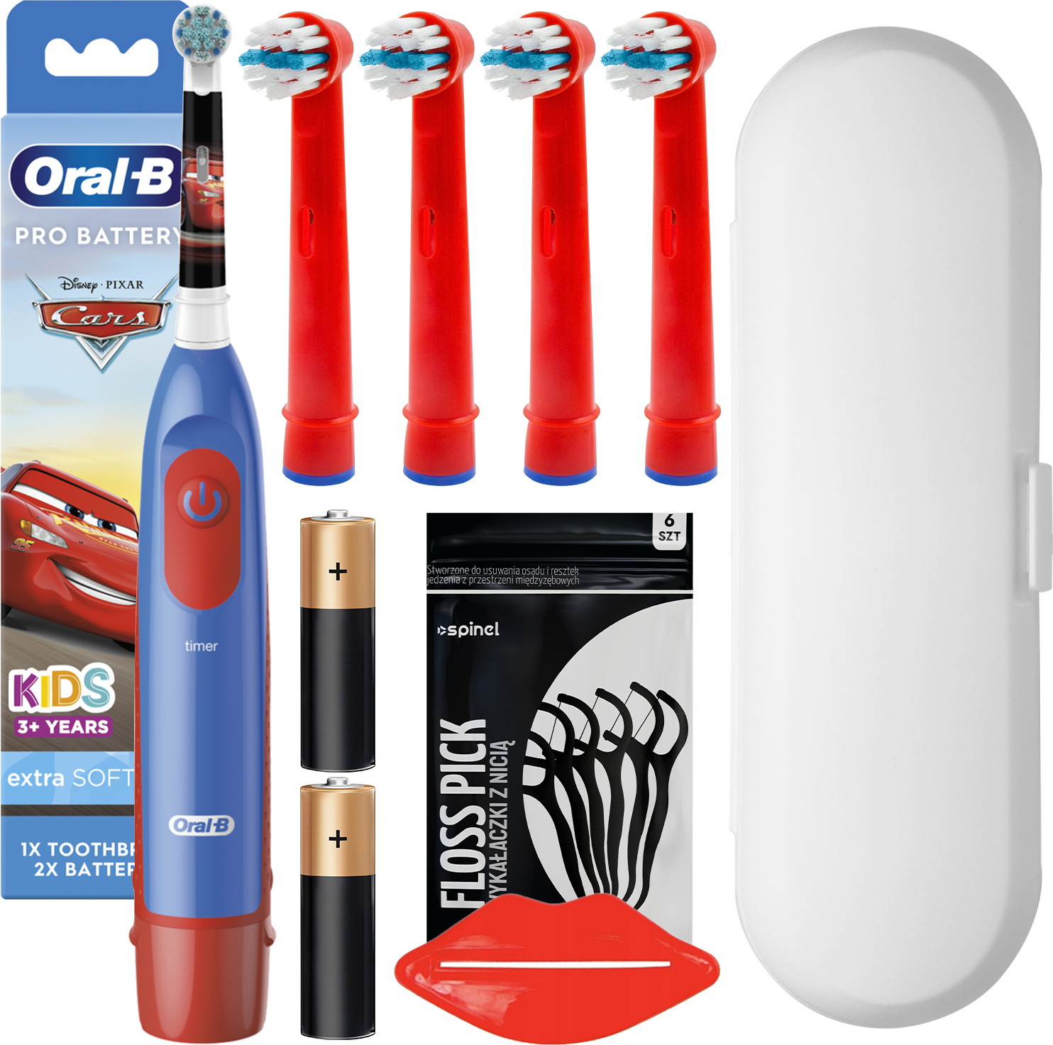 Zubná Kefka Oral-B Advance Autíčka Pre Deti + Puzdro