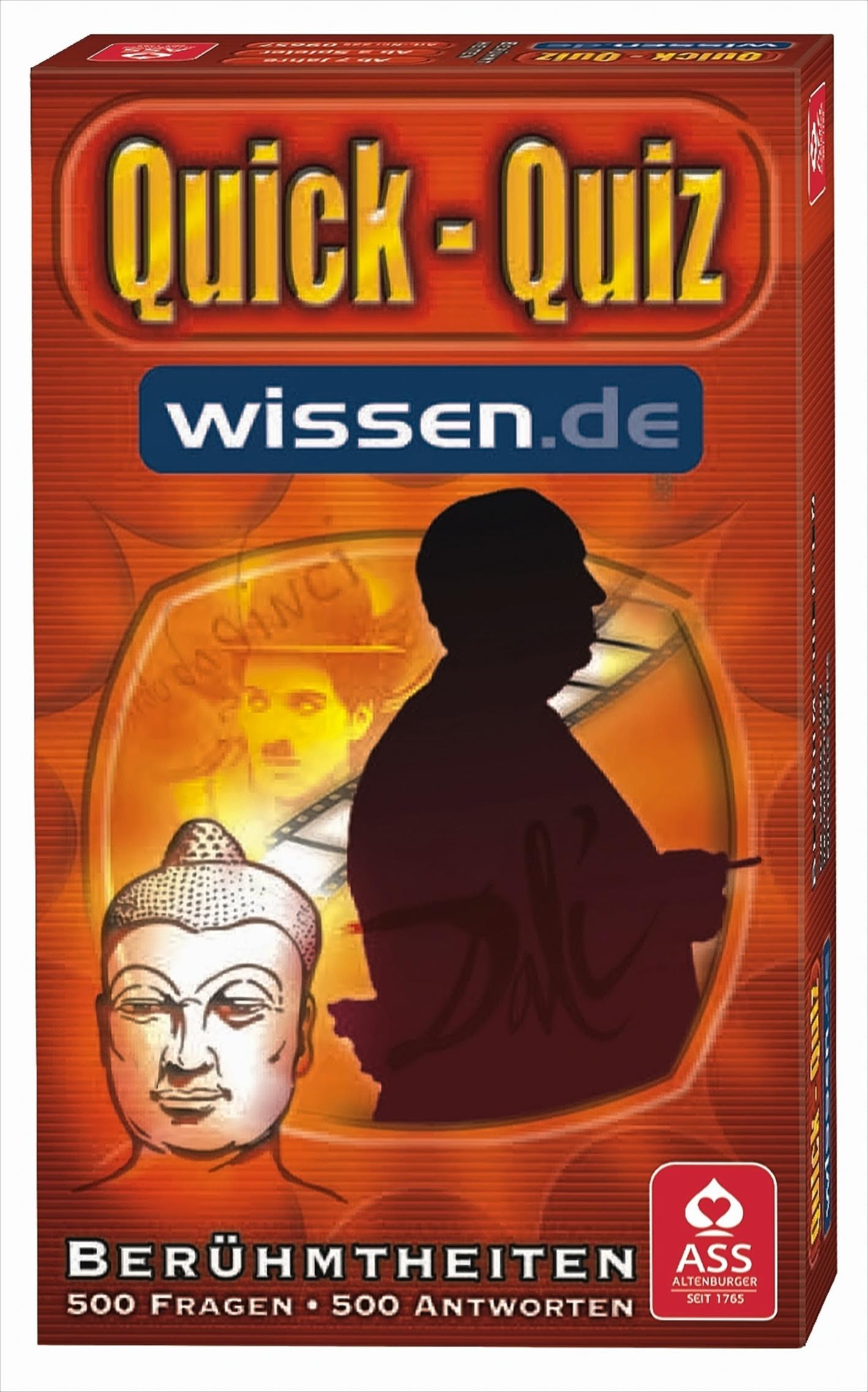 Cartamundi Deutschland GmbH Quick-Quiz Berühmtheiten 09657