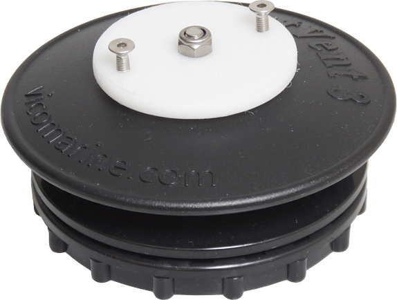 Boatvent 3 schwarz mit Halterung für STOPGULL AIR 270790