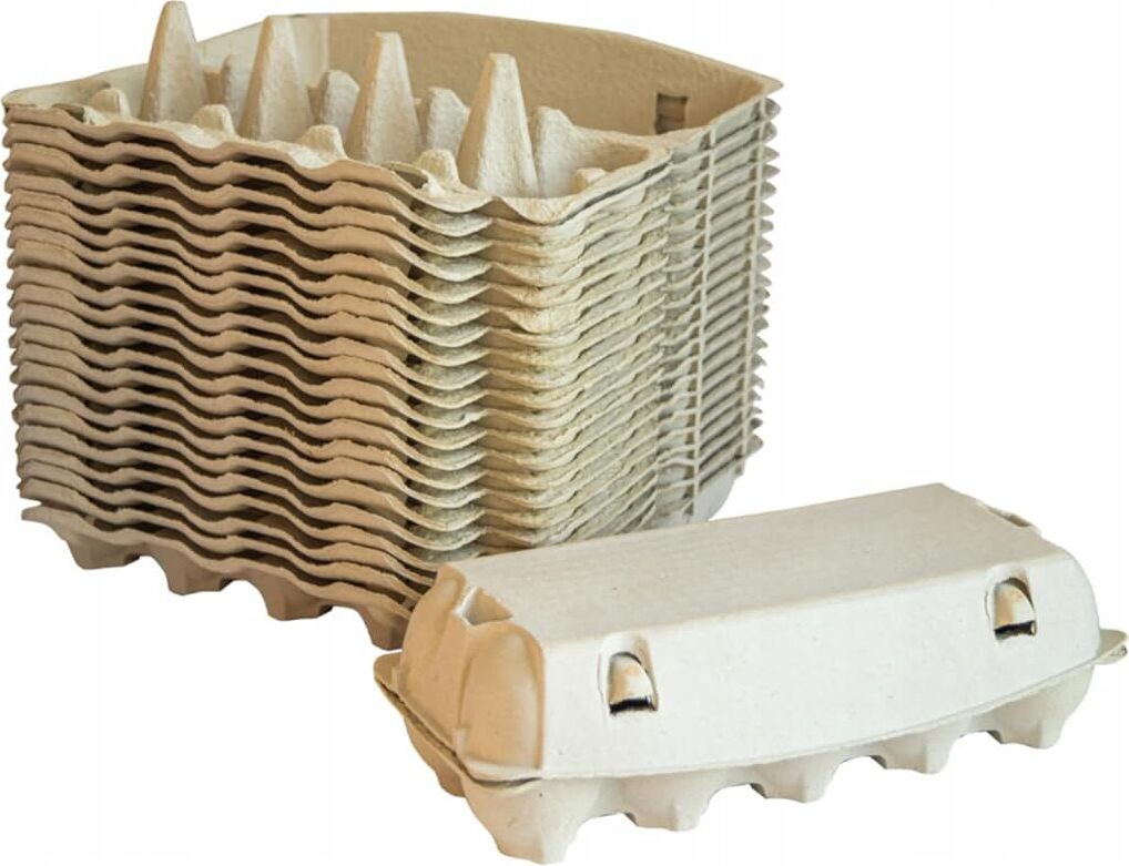 KOMOTO - BBQ & Grill Nipter Eierkartons 10er Pappe, Eierbox, Eierschachtel, Eierpappen 10er, 44 Stück wytlacz-bez-nadruku-44