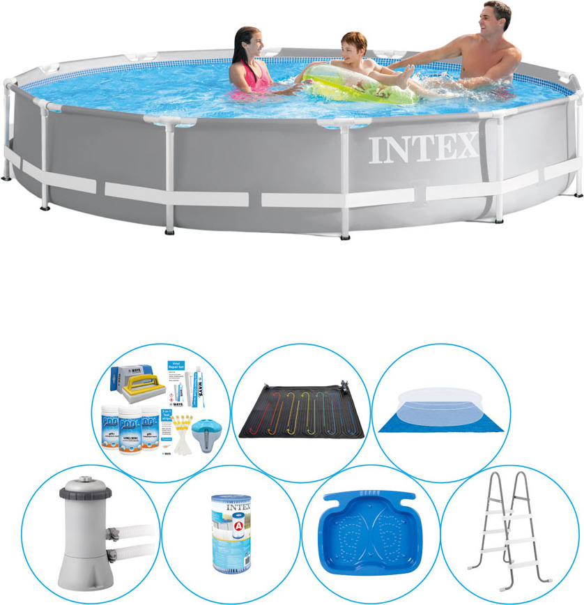 Bazén Super Deal - 8-dielny - Intex Prism Frame 366x76 cm