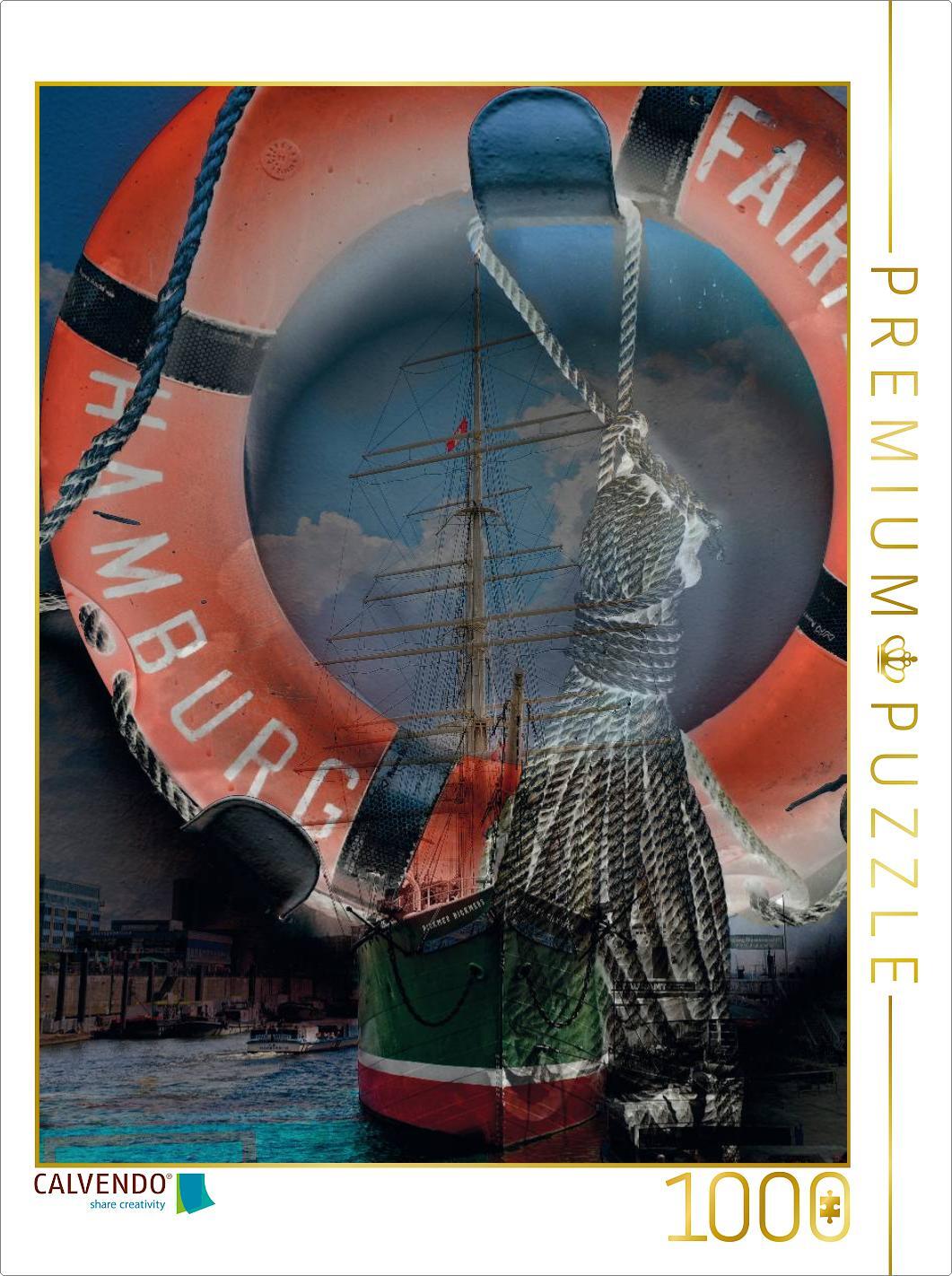 CALVENDO Puzzle Rick Rickmers 1000 Teile Puzzle hoch | 1000 Teile Lege-Größe 64x48cm Foto-Puzzle für glückliche Stunden