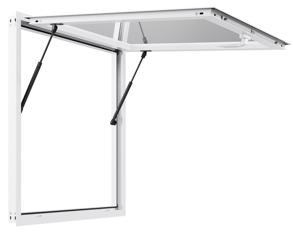 VEVOR 92 x 92 cm Markise für Imbisswagen mit Ausgabeschalter