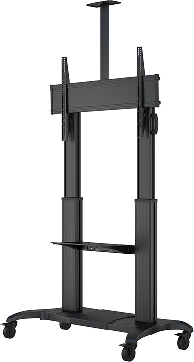 Stojan TV mobilný Multibrackets MB-6324, uhlopriečka 60"-100", max. 90 kg, nastaviteľný 1390-1740 mm, Negru