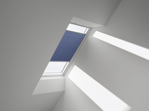 VELUX Wabenplissee blau uni manuell FHC S31 1156S