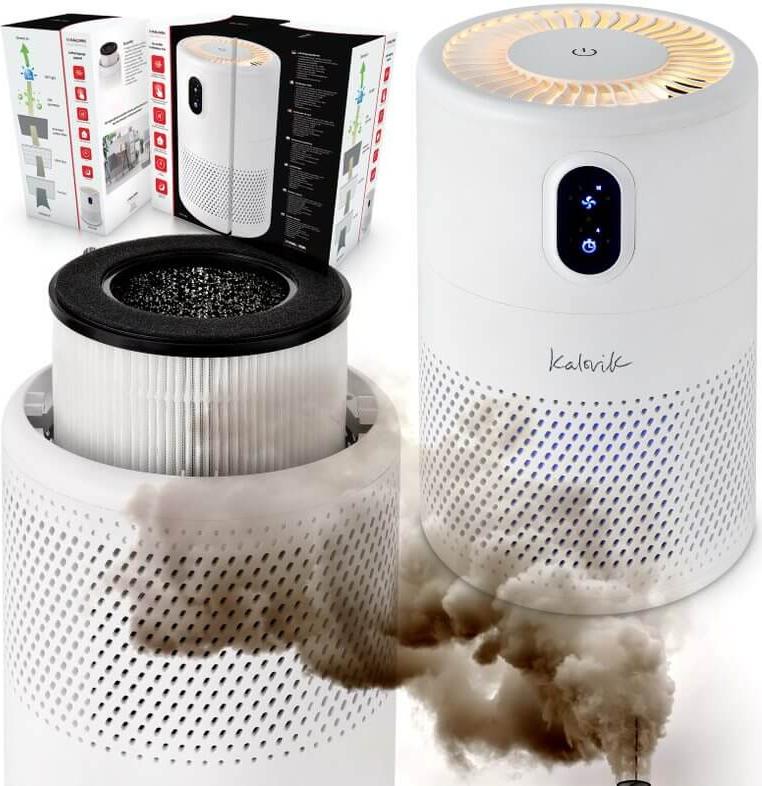 Čistička vzduchu Kalorik s predfiltrom + HEPA + filter s aktívnym uhlím TKG AP 1002