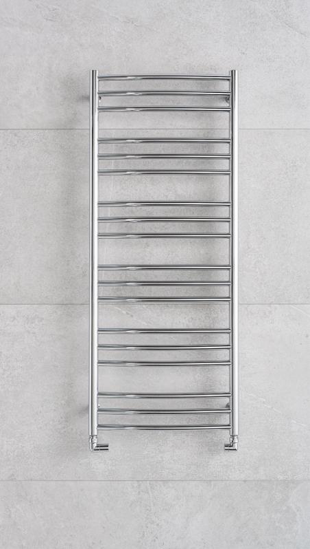 P.M.H. Rohrförmiger Badezimmerschrank PMH Laveno LN4 600 x 1210 mm WEISS STRUKTURELL LN4W 833182