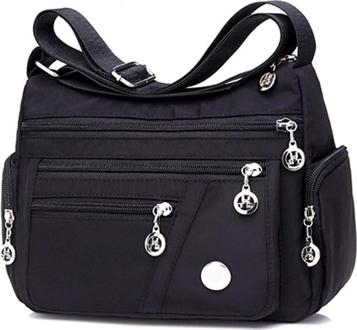 Sonstige MINGCHENCN Uni Nylon-Oxford-Gewebe Schwarz Rucksack