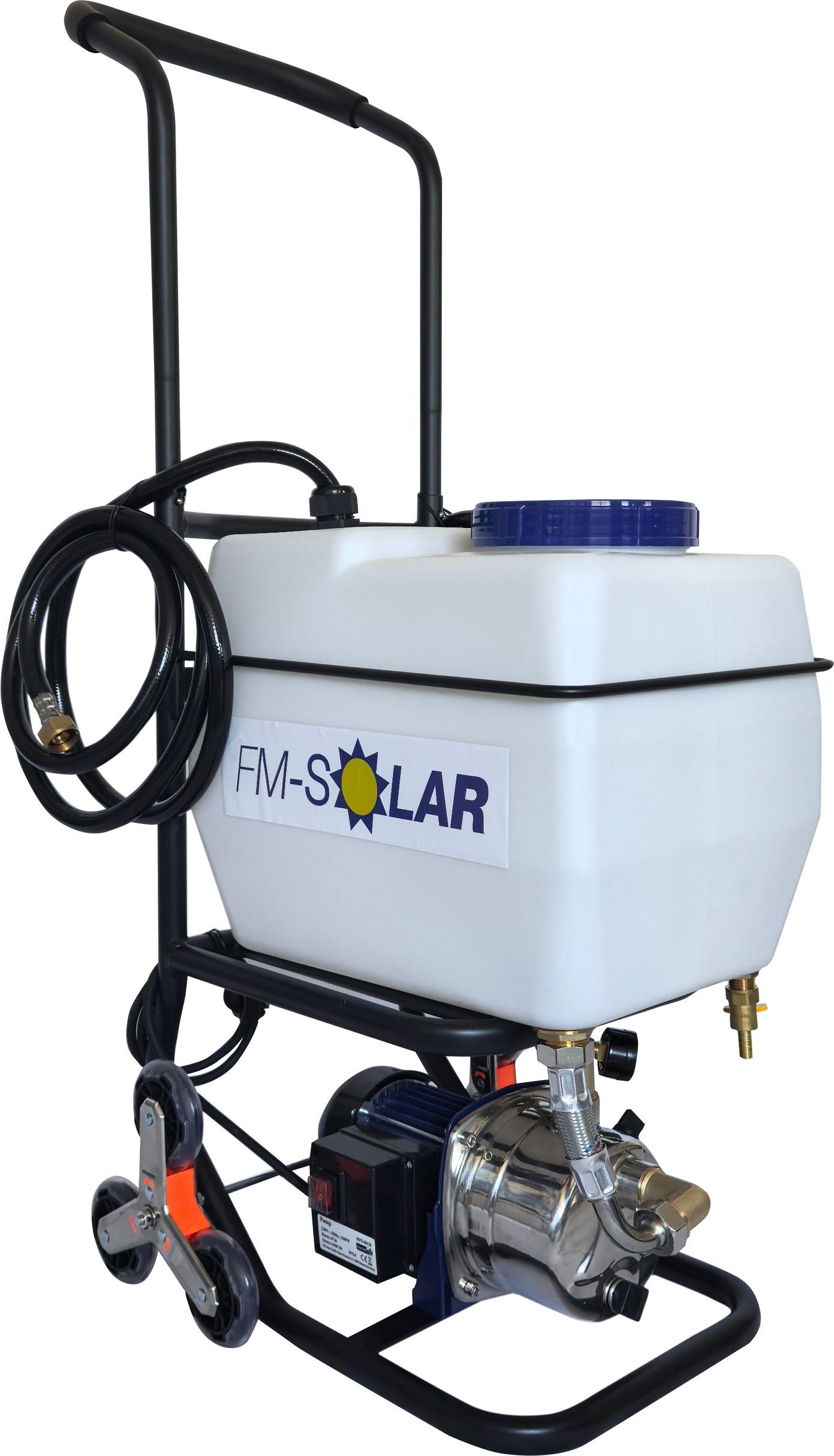 FM SOLAR Solar Befüllstation Füllstation Spülstation Wand- und Fußbodenheizung 36L Tank