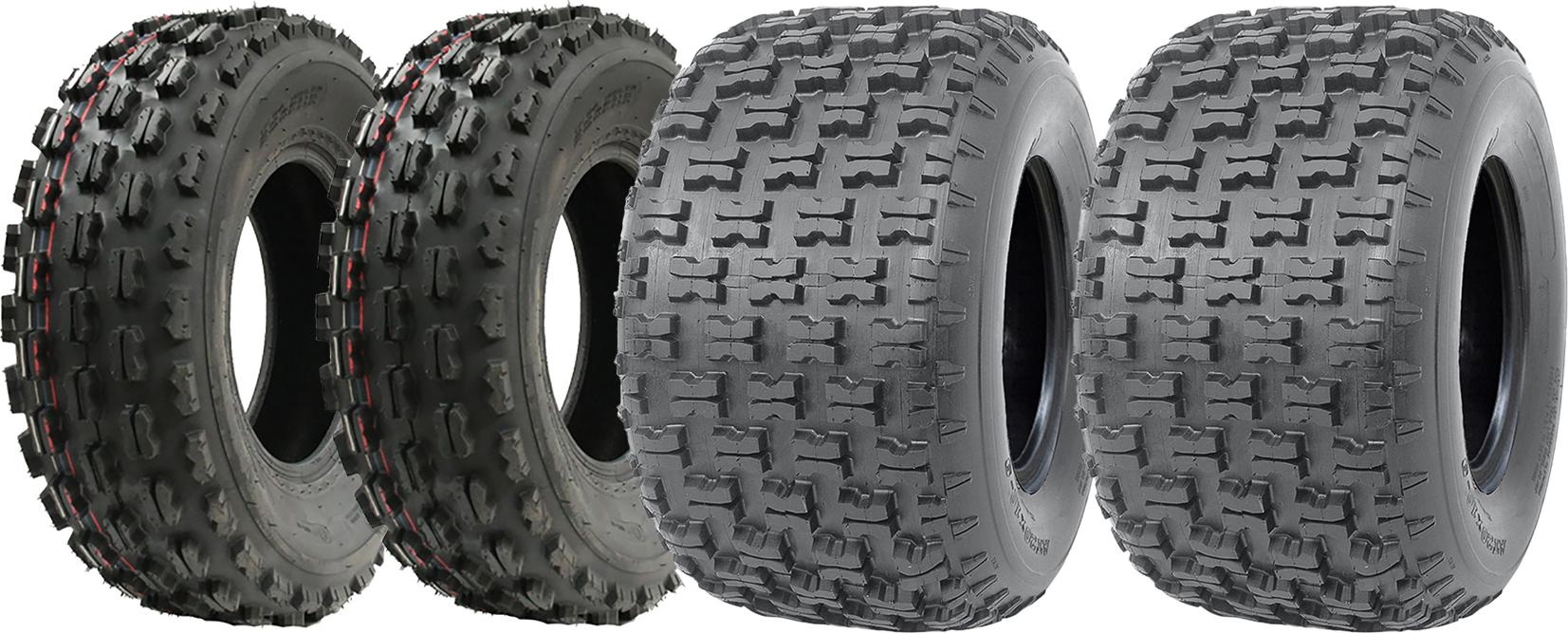 Pneumatiky Slasher ATV quad 21x7-10 /20x10-9 Wanda Race road legal E marked, sada 4 ks