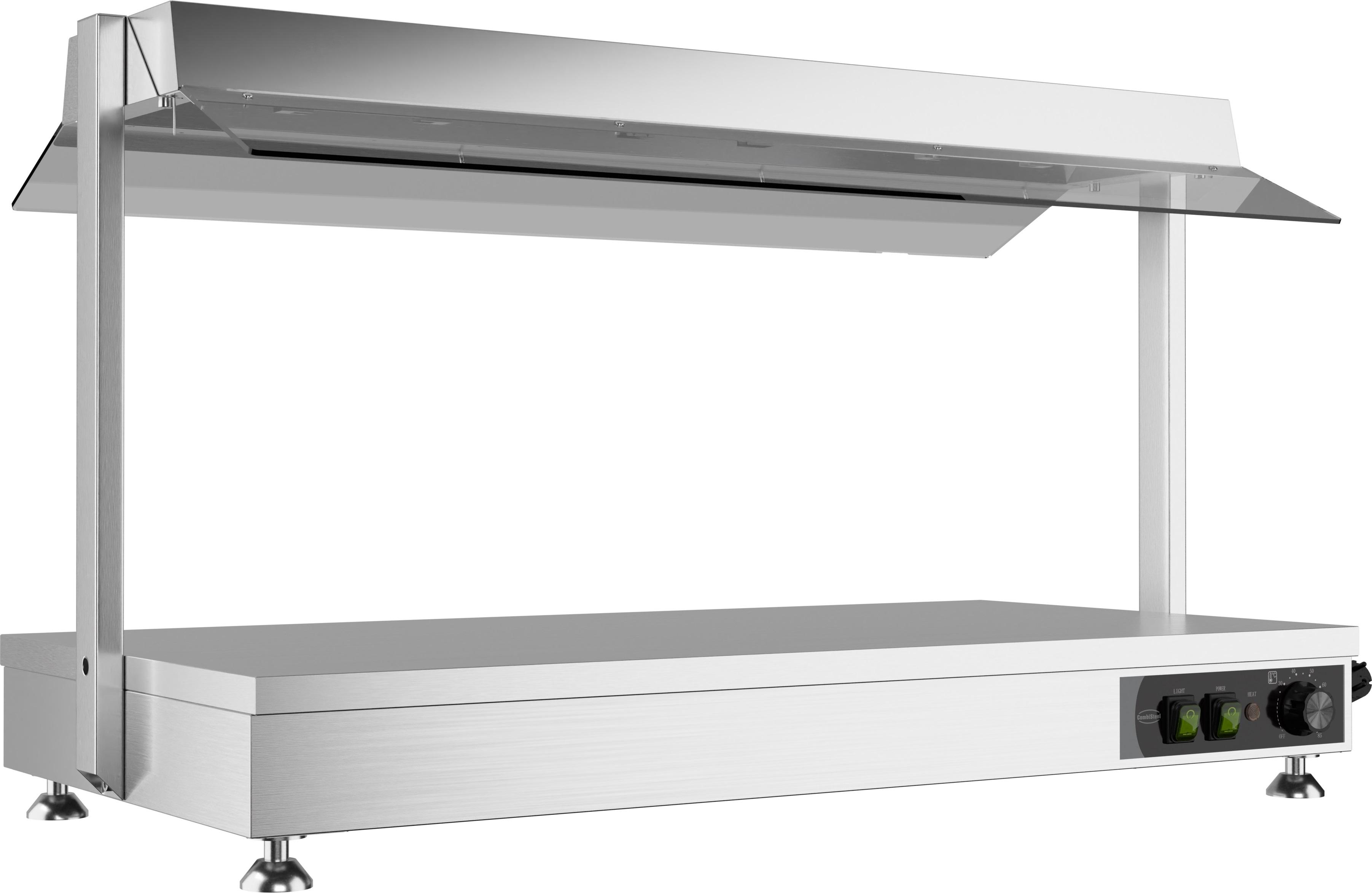 Combisteel Wärmeeinheit aus Edelstahl als Tischgerät für 3x 1/1 GN Behälter, 1035x500x600 mm