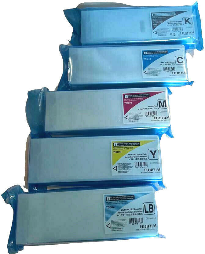 5x FUJIFILM Fuji - C13T652110 C13T652210 C13T652310 C13T652410 C13T652510 Set Satz Multipack - Frontier DL600 Frontier DL600, für Frontier DL600, für Frontier DL650, für Fuji Frontier Dry MiniLab DL600, für Fuji Frontier Dry MiniLab DL600 Pro, für Fuji Frontier Dry MiniLab DL650, Für Fuji Frontier Dry MiniLab DL650 Pro, für die Frontier DL600-Serie, für die Frontier DL650-Serie, Frontier DL650 DL650