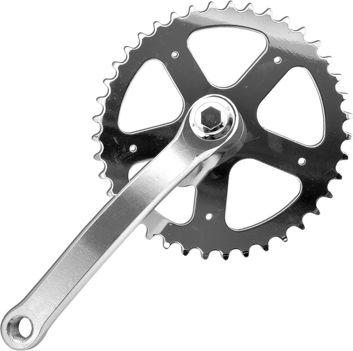 Achetez Des Multi Joueur Wave Manivelle De Pédalier 170mm Gauche Aluminium Noir 609068
