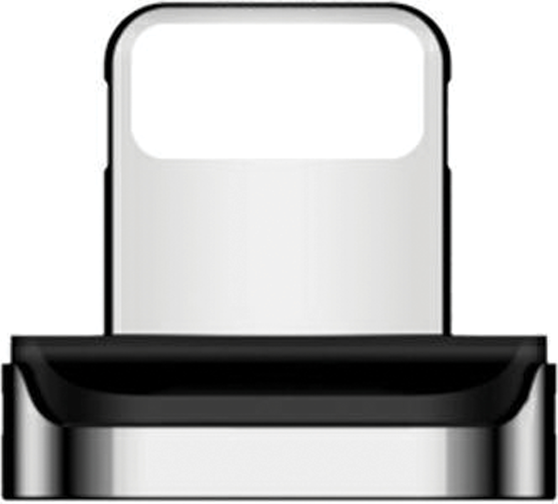 Usams Magnetický Adaptér U28 Lightning Hromadná Strieborná/Strieborná Sj325Lnta