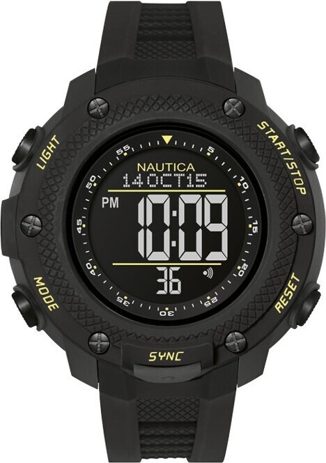 Nautica - NAI19523G - Náramkové hodinky - Pánske - Quartz - NMX 15 Digital Yacht Timer