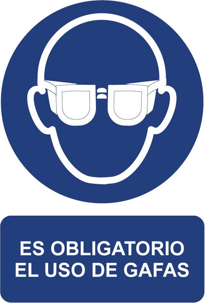 Normaluz Schild "Brillenpflicht" (pvc 0,7mm) 30x40cm 8964