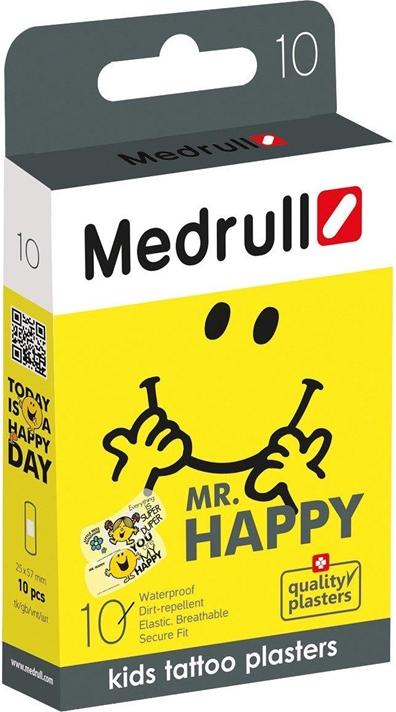 Pflaster Medrulli Mrhappy für Kinder 10 Stück