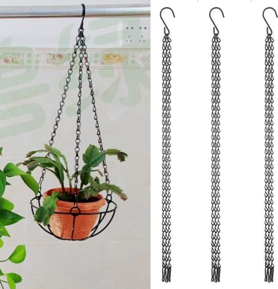Cocosity Hängende Kette, Blumenkübel Blumen hängende Kette, Eisen hängende Kette, Eisen hängende Kette Haken, Blumenkübel hängende Kette
