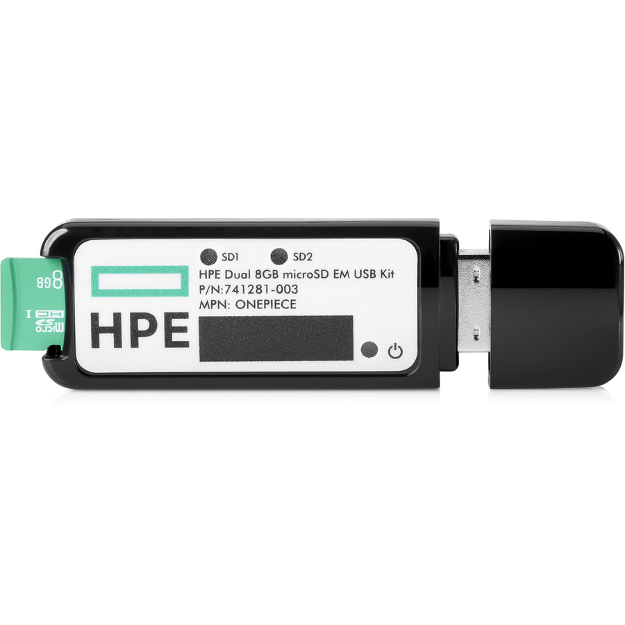 HPE 32GB microSD RAID 1 USB Boot Drive, 32 GB, MicroSD, UHS-I, 28 MB/s, 29 MB/s, Class 1 (U1) P21868-B21