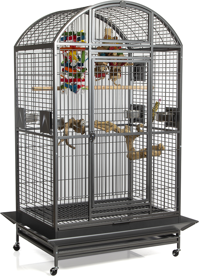 Montana Cages Papageienkäfig Castell Nova Dome · Antik · für Papageien K33007