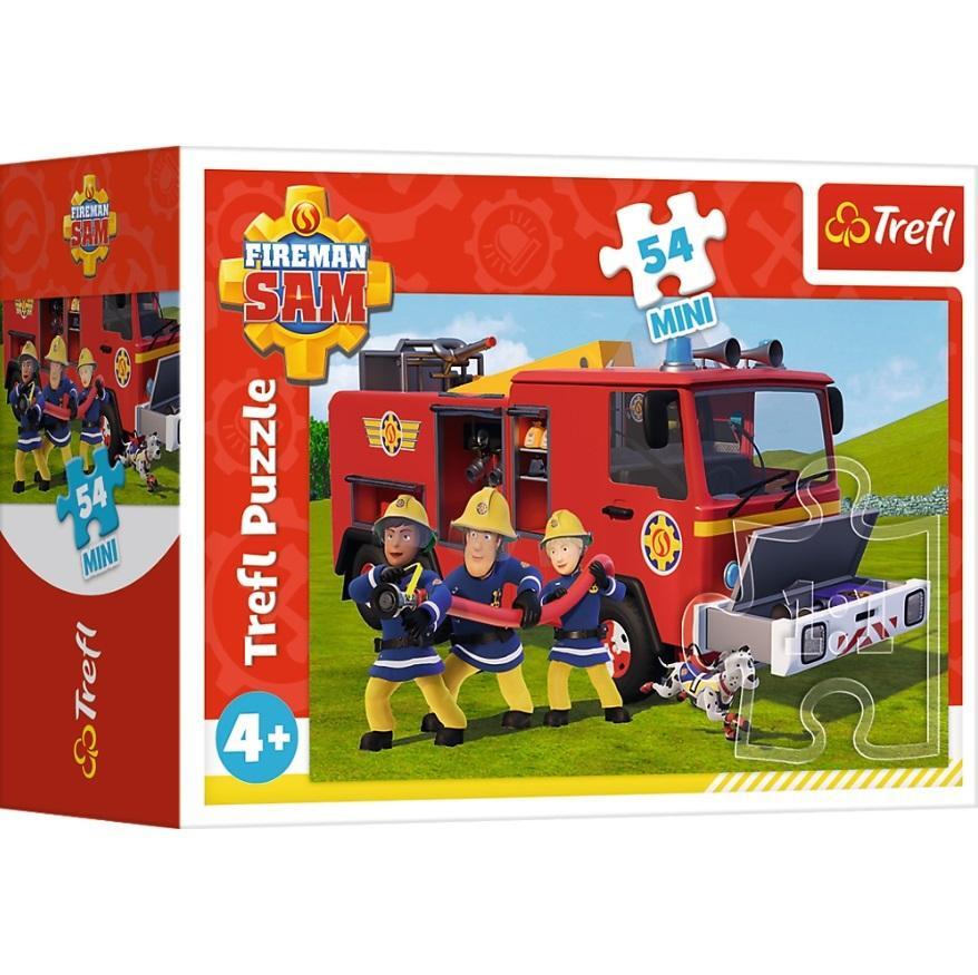 Puzzle 54 Mini-Feuerwehrmann Sam in Bereitschaft 2 TREFL