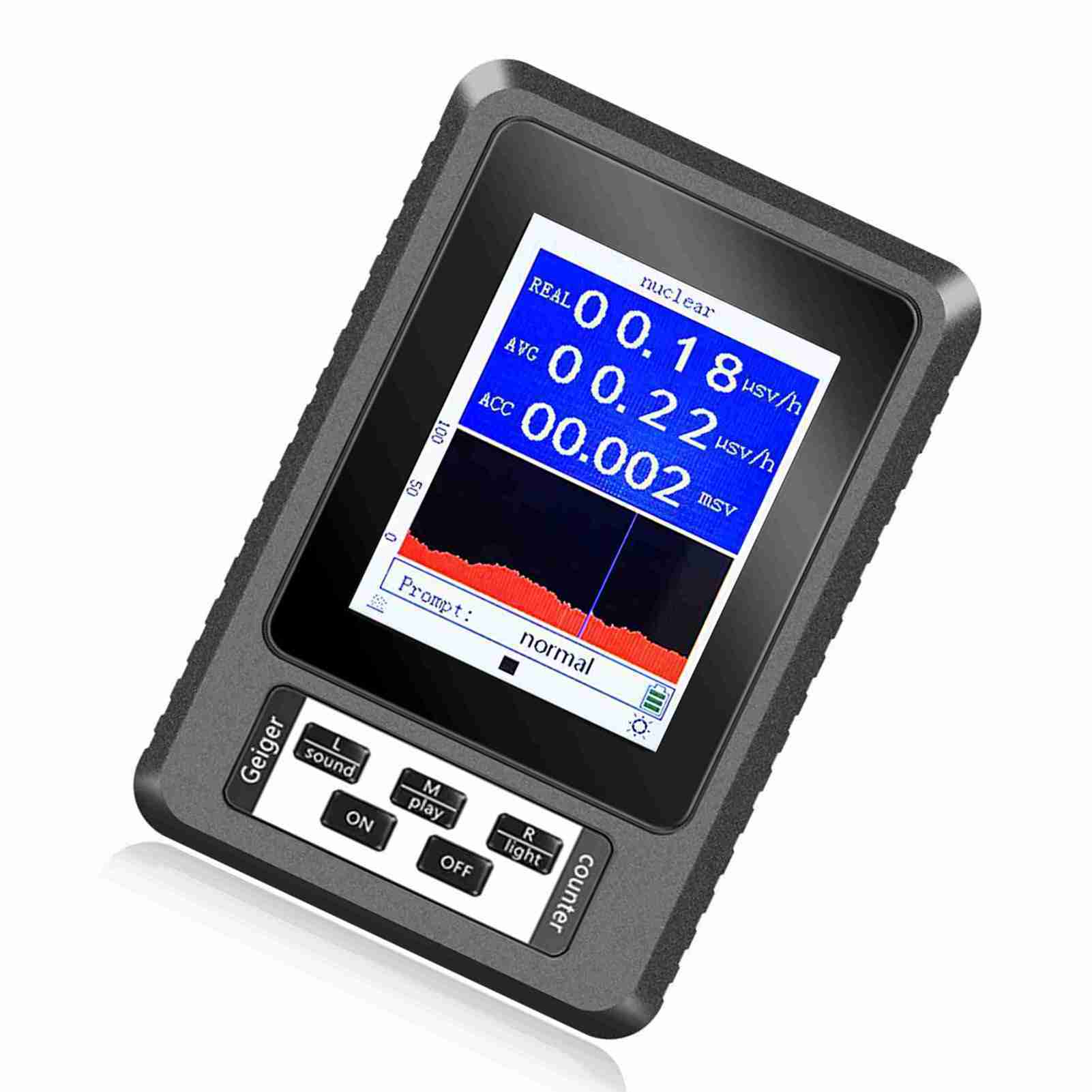 Cocosity Nuklearer Strahlungsdetektor, Geigerzähler, Strahlungsdosimeter, Strahlungsmonitor, Strahlungsmessgerät, nuklearer Strahlungsalarm XR1