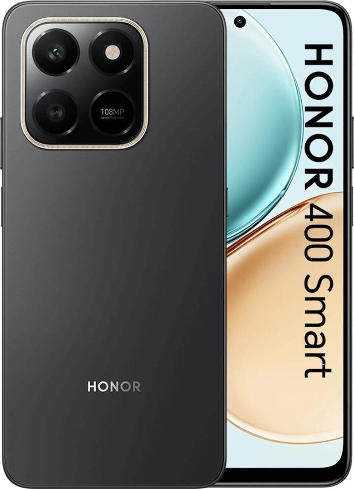 Honor 400 Smart 5G, 17,2 cm (6.77"), 8 GB, 256 GB, 50 MP, Android 15, Čierna