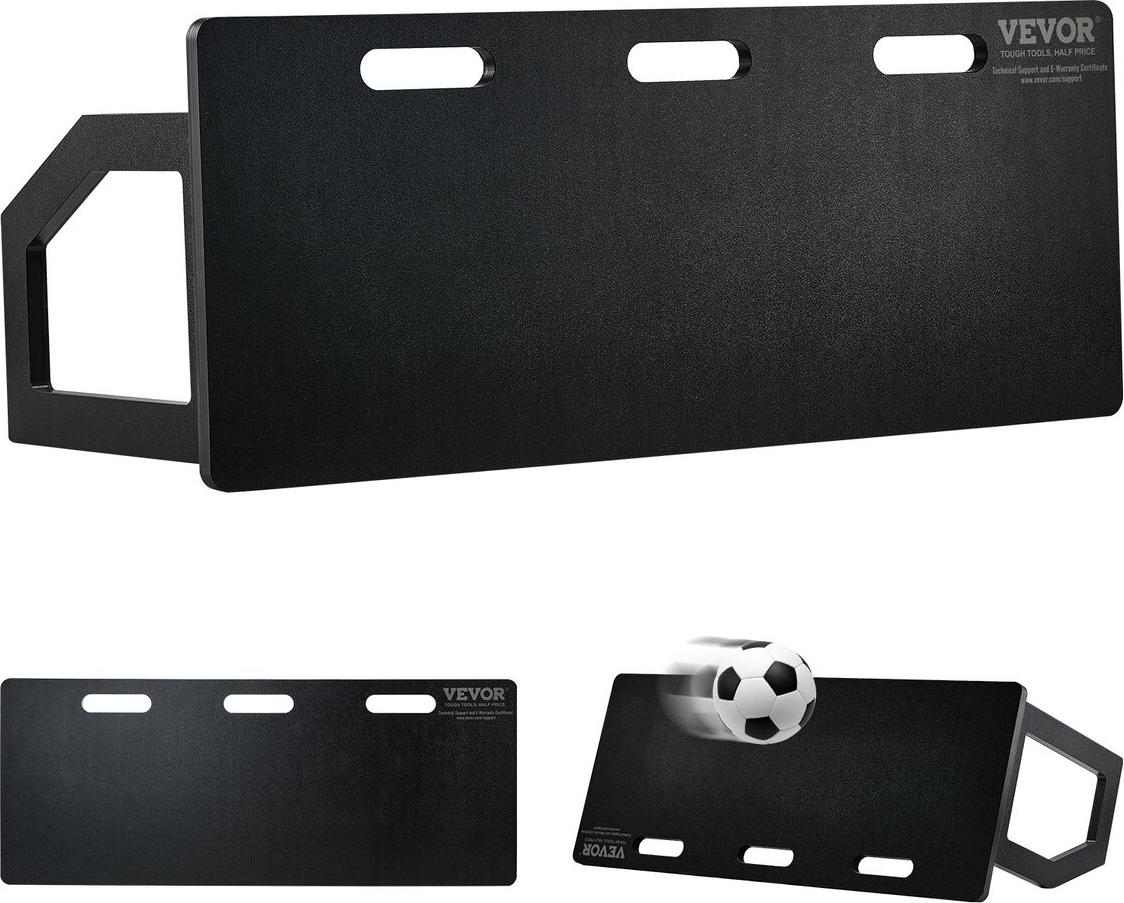 VEVOR Fußball-Rückprallwand, 40" x 16" tragbare Fußballwand mit 2 Rückprallwinkeln, faltbare HDPE-Rückprallwand, Fußballtrainingsgerät für Kinder und Erwachsene, Pass- und Schussübungen