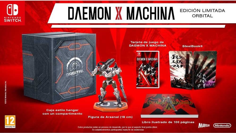 Nintendo Daemon X Machina Orbital Limited Edition, Switch, Nintendo Switch, Režim multiplayer, T (neplnoletí)