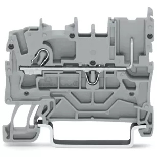 WAGO 100 Stück Basisklemme 1 Pin, grau 2022-1201